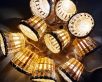 Solar hemp rope light string